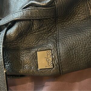 Kooba Gorgeous Black Pebbled Leather Purse/backpack